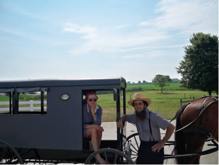 Tourist and Hansie Stolzfuz, Intercourse, PA